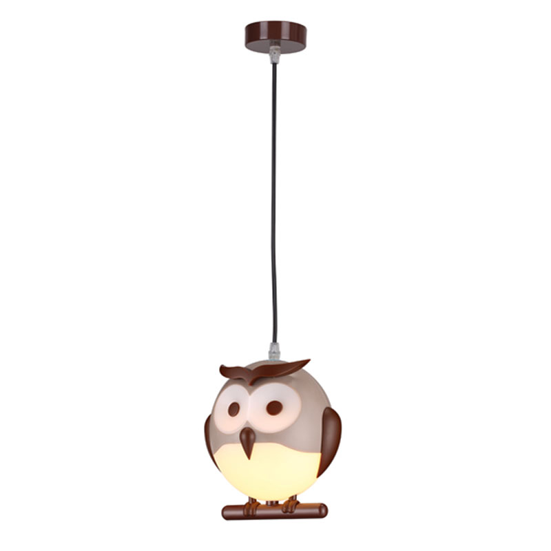 Παιδικό Φωτιστικό Οροφής Μονόφωτο Aca Kokka ZN160201PBR Brown