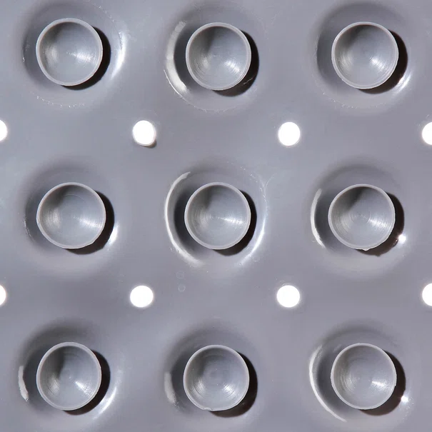 Αντιολισθητικό Πατάκι Μπανιέρας (53x53) F-V Showermat Grey 105443A