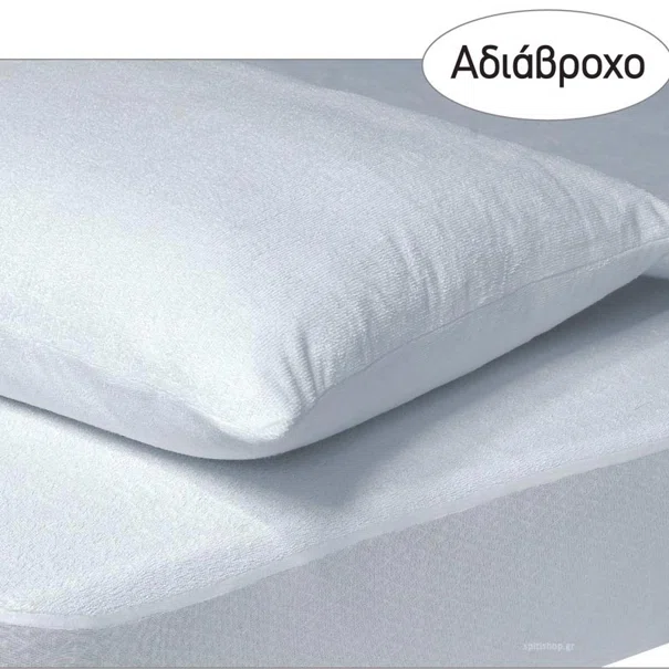 Κάλυμμα Στρώματος Ημίδιπλο Αδιάβροχο (120x200+35) Das Home 1089