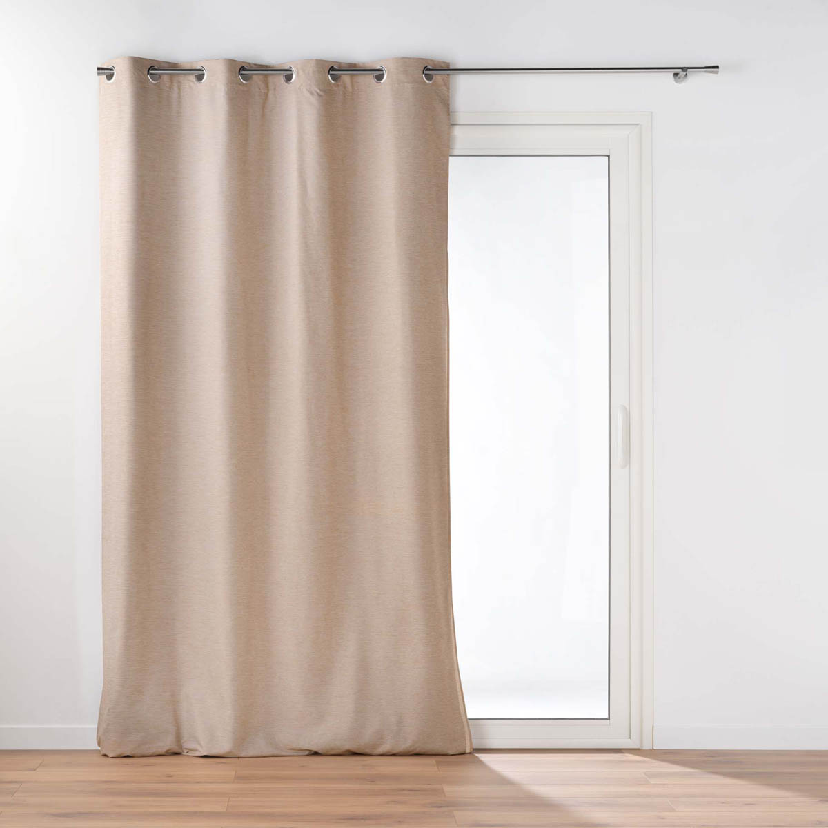 Θερμομονωτική Κουρτίνα (140x260) Με Τρουκς L-C Coverline Beige 1612254