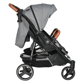 Καρότσι Για Δίδυμα (0+ Μηνών/Έως 22kg) Bebe Stars Double Trouble Grey 7901-186