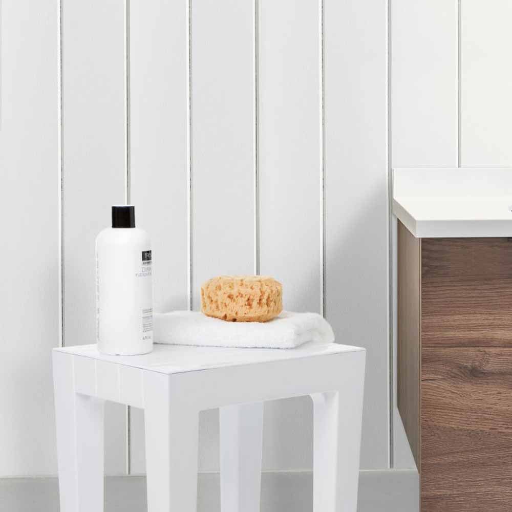 Σκαμπό (41X29X38) Tatay 06504 002 Lombok White Κήπος Έπιπλα Κήπου & Εξωτερικού Χώρου Καρέκλες Spitishop