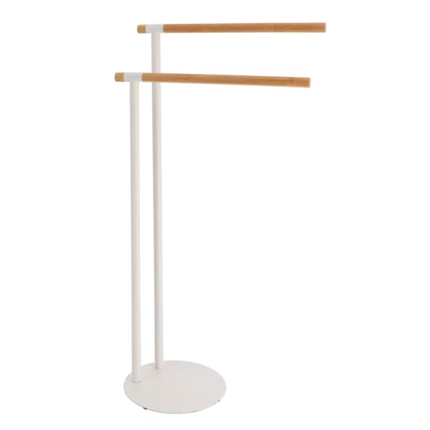 Σταντ Για Πετσέτες (39.5x22x77.5) T-D 96163210 White/Bamboo