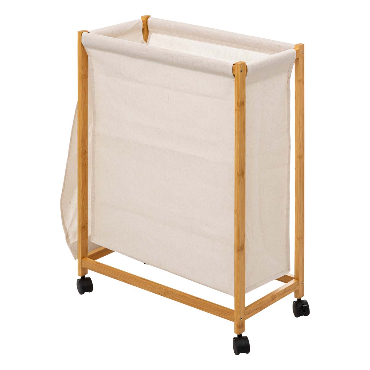 Καλάθι Απλύτων με Ροδάκια (55X28X80) F-V Bamboo 200104 Όσα Αγαπήσατε Περισσότερο Μόλις Ξαναήρθαν - Είναι Πάλι Εδώ τα Είδη Μπάνιου Που Spitishop