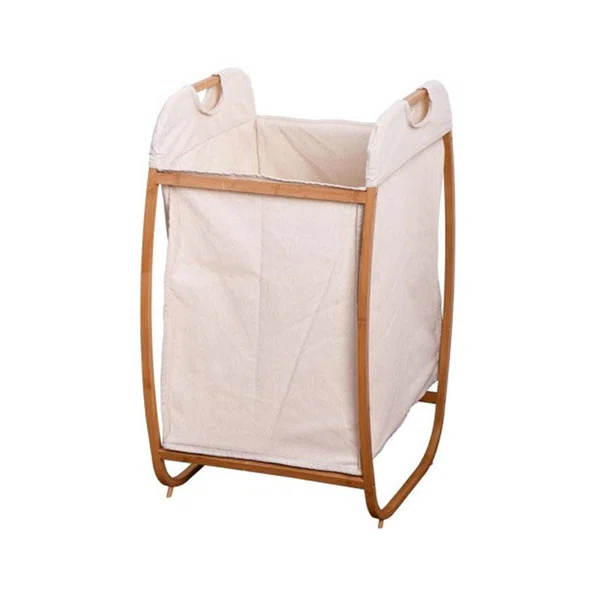 Καλάθι Απλύτων (43x43x77) Maxhome Bamboo