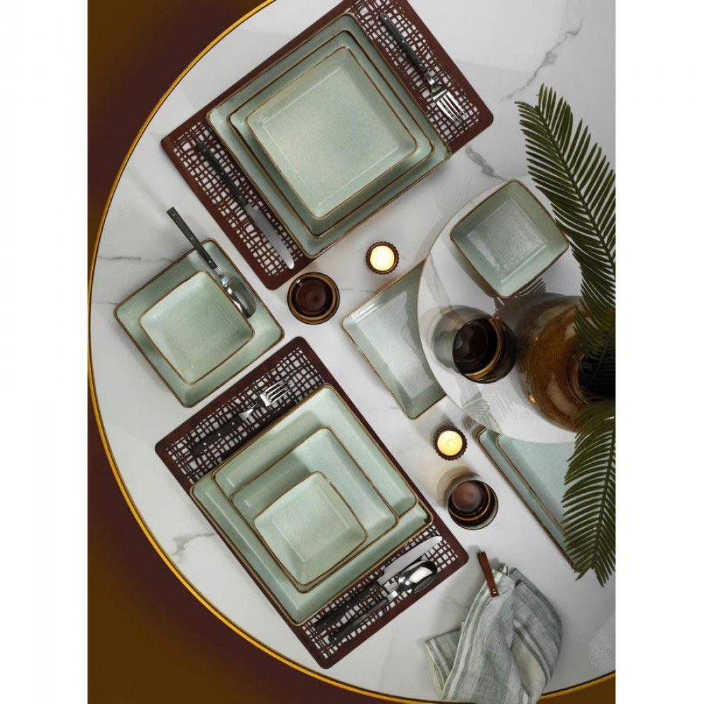 Μπολ (13x13) Kutahya Porselen Green Tan-P03