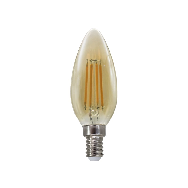 Λάμπα LED Diolamp Dimmable E14/5W/2700K/620Lm FLAM5WWDIMAM Amber