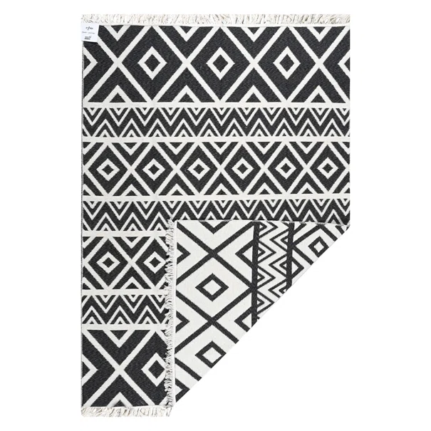 Χαλί All Season 2 Όψεων (160x230) Polcarpet Aria Artkilim 23500 Black