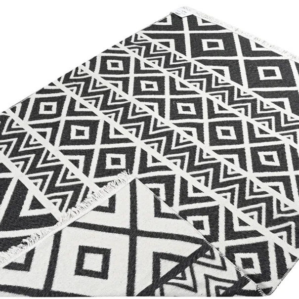 Χαλί All Season 2 Όψεων (160x230) Polcarpet Aria Artkilim 23500 Black