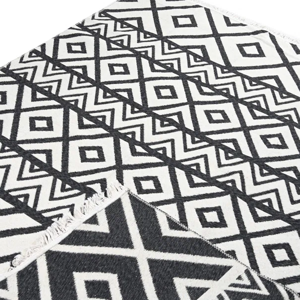 Χαλί All Season 2 Όψεων (160x230) Polcarpet Aria Artkilim 23500 Black