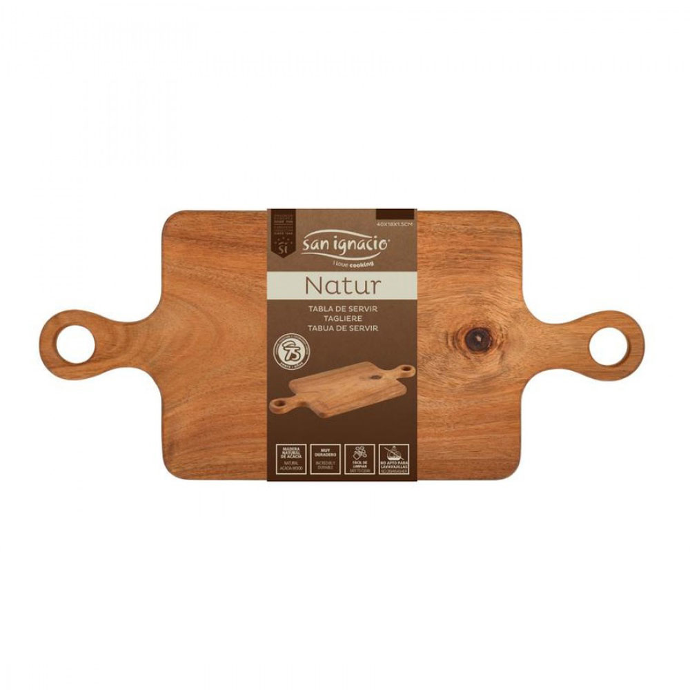 Πλατώ Σερβιρίσματος (40X18) Bergner Natur Sg-4485 Είδη Spitishop