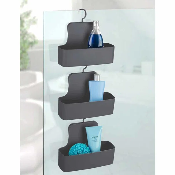 Κρεμαστό Καλάθι Αποθήκευσης (26x9x24) Wenko Barcelona Anthracite 23982100