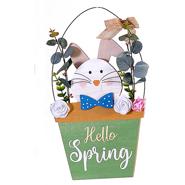 Πασχαλινό Διακοσμητικό Τοίχου 38εκ. Vetur Hello Spring 9726442