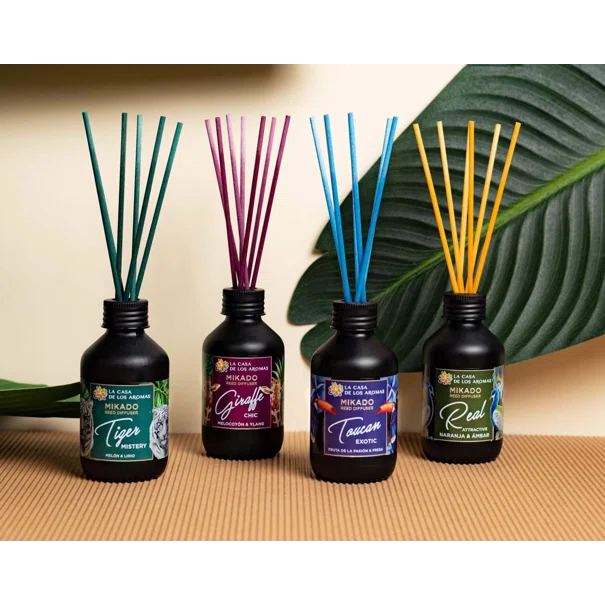 Αρωματικό Χώρου 100ml Με Στικς La Casa De Los Aromas 049706 Tiger Mistery
