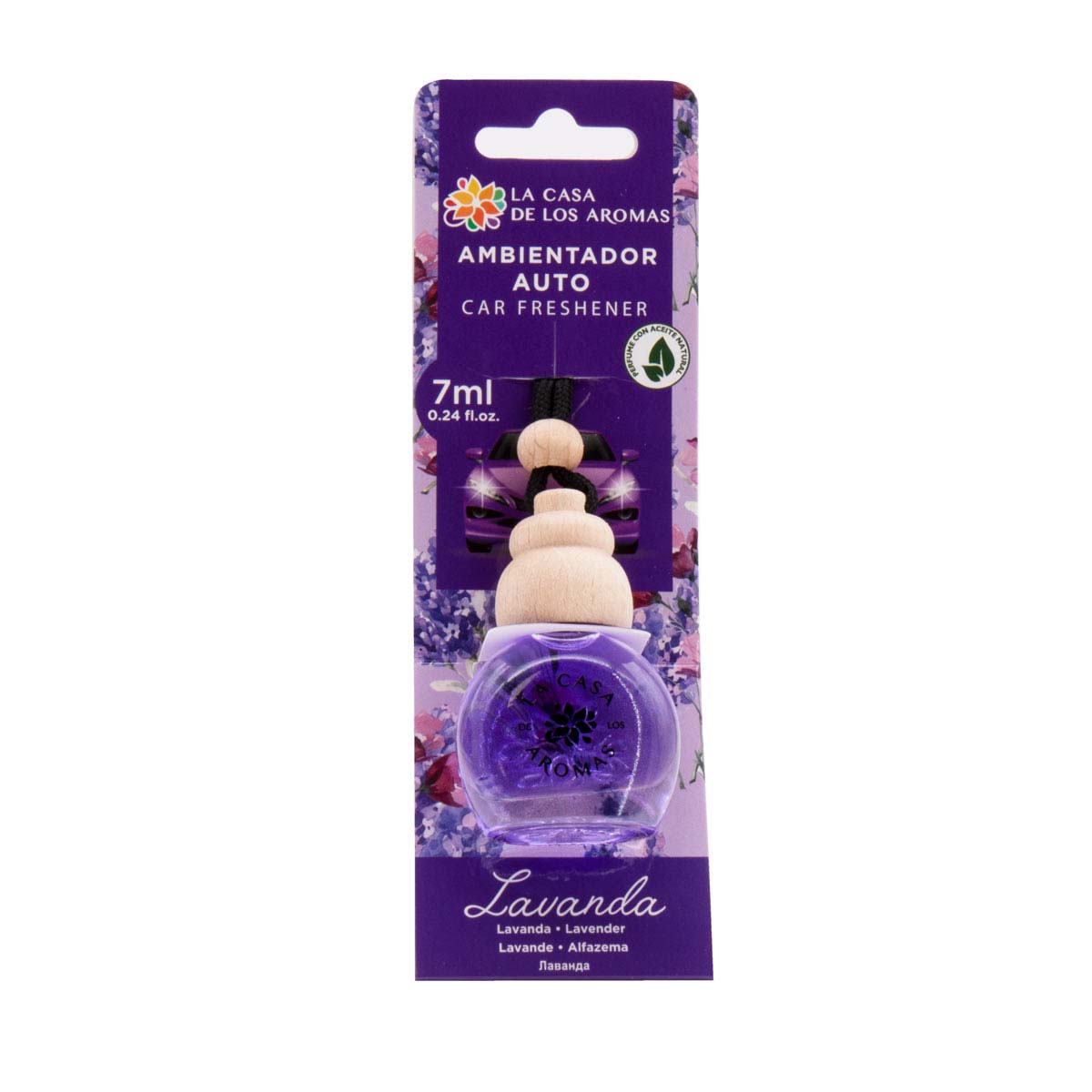 Αρωματικό Αυτοκινήτου 7ml La Casa De Los Aromas 049911 Λεβάντα