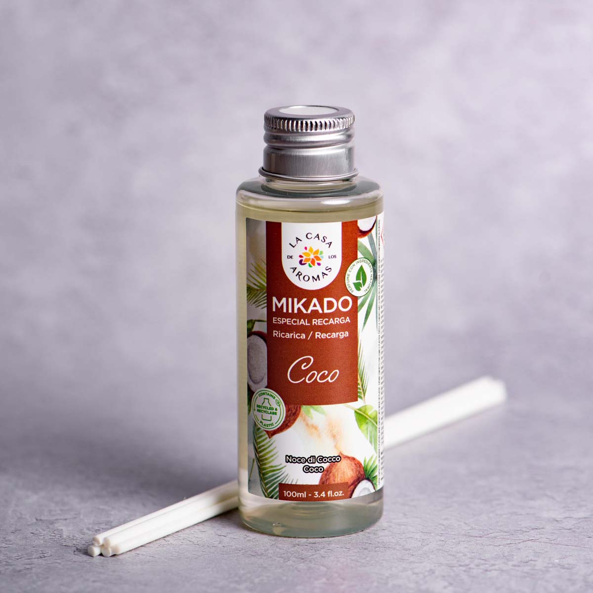 Αρωματικό Χώρου 100ml Με Στικς La Casa De Los Aromas 039899 Καρύδα