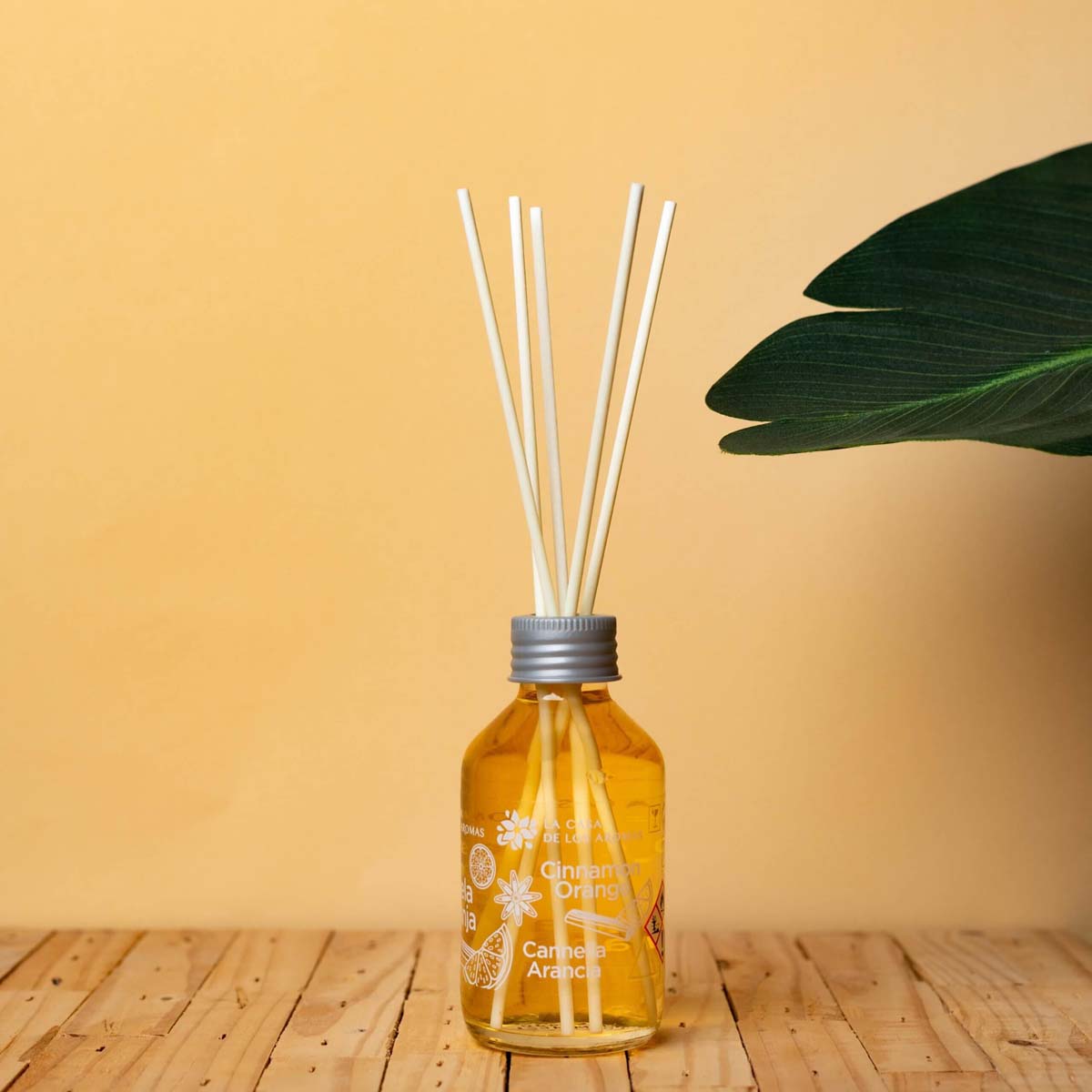 Αρωματικό Χώρου 100ml Με Στικς La Casa De Los Aromas 048167 Κανέλα/Πορτοκάλι