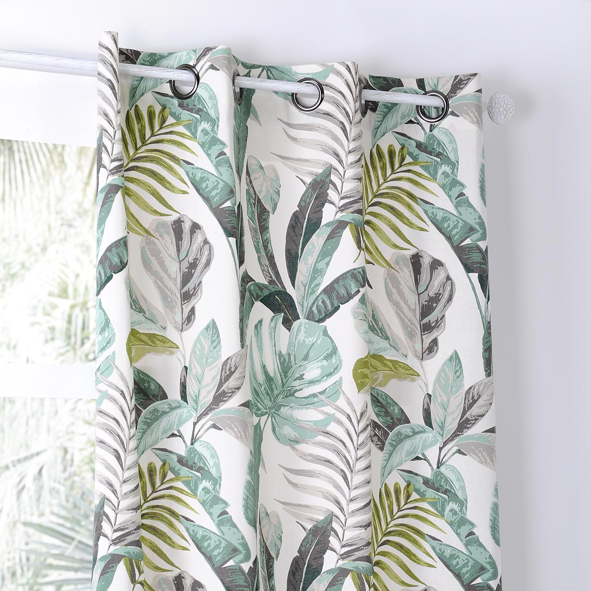 Κουρτίνα (135x250) Με Τρουκς S-F Calathea R6A024002