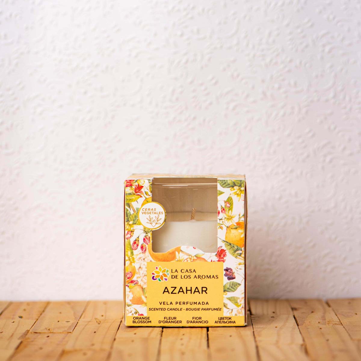 Κερί Αρωματικό 140gr La Casa De Los Aromas 047801 Ανθός Πορτοκαλιού