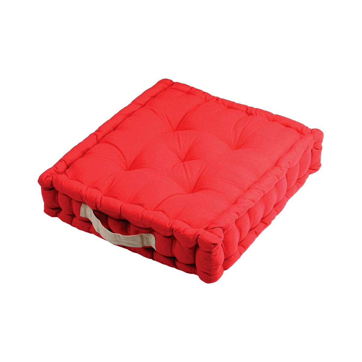 Μαξιλάρα Δαπέδου (45x45x10) S-F Duo Rouge/Lin C51490041