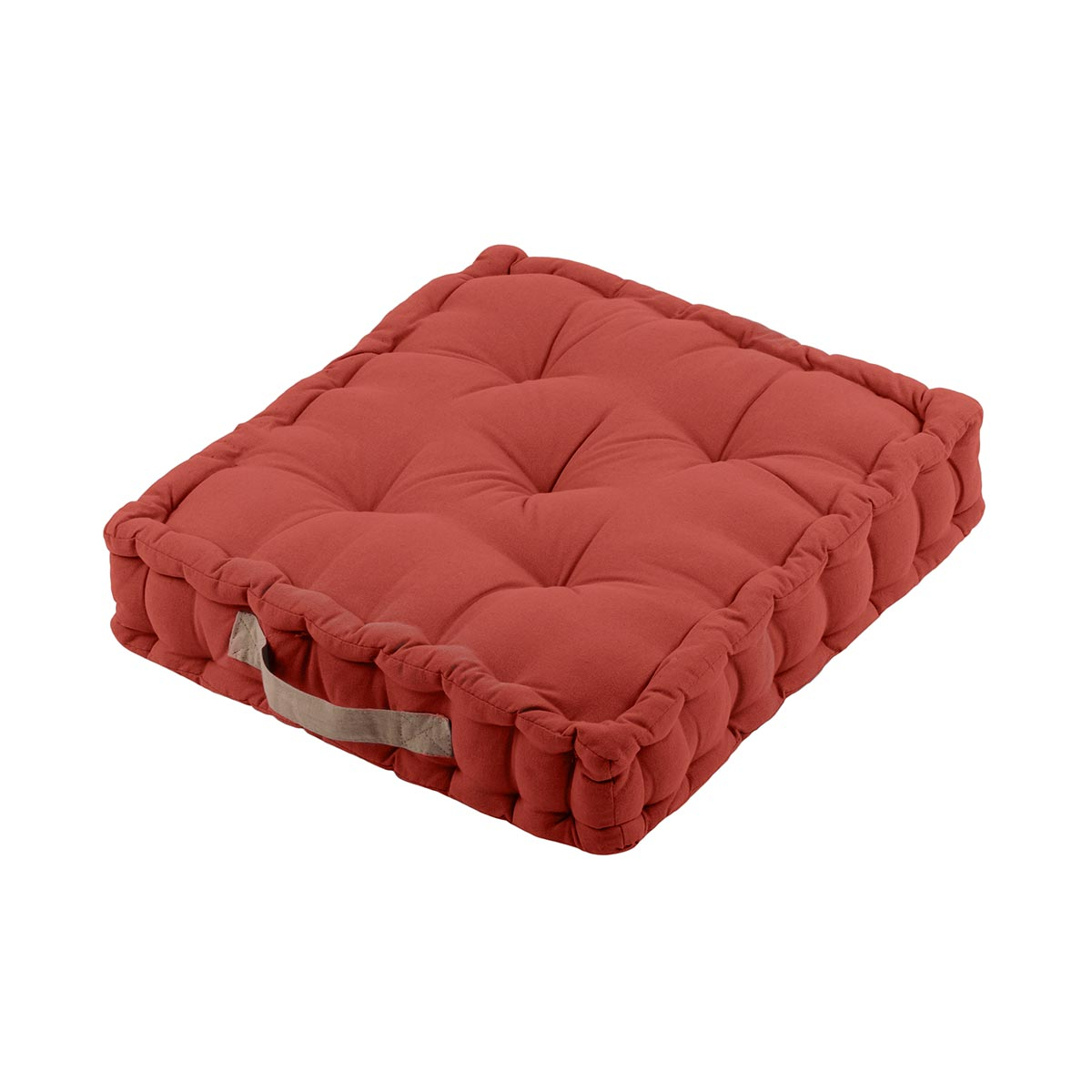 Μαξιλάρα Δαπέδου (42x42x10) S-F Duo Terracotta/Lin C51490231