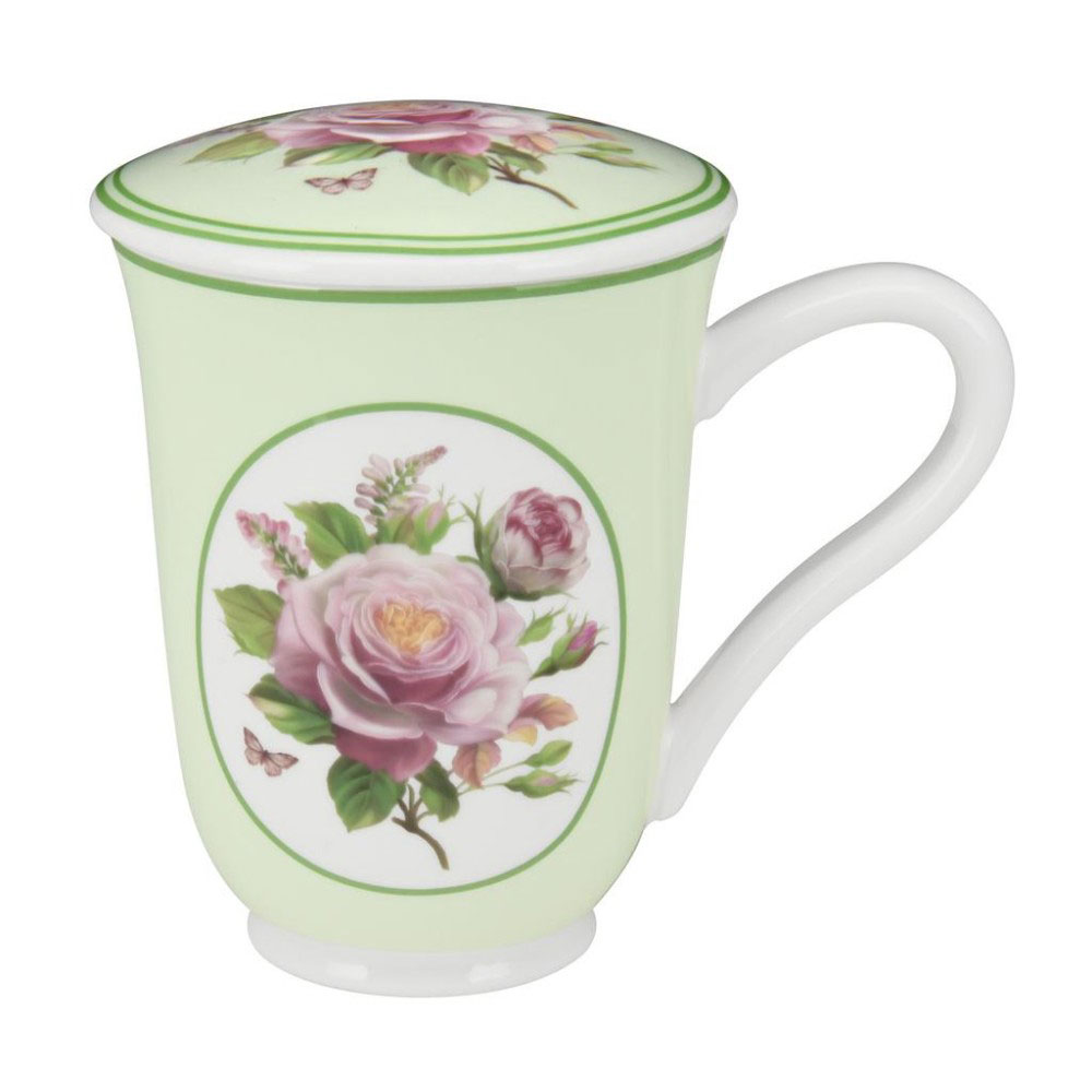 Κούπα 300ml Με Καπάκι Oriana Ferelli Romantic Touch 19-028G