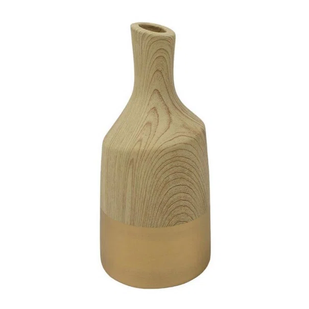 Διακοσμητικό Βάζο 25.5εκ. Oriana Ferelli Gold Walnut LT2694M