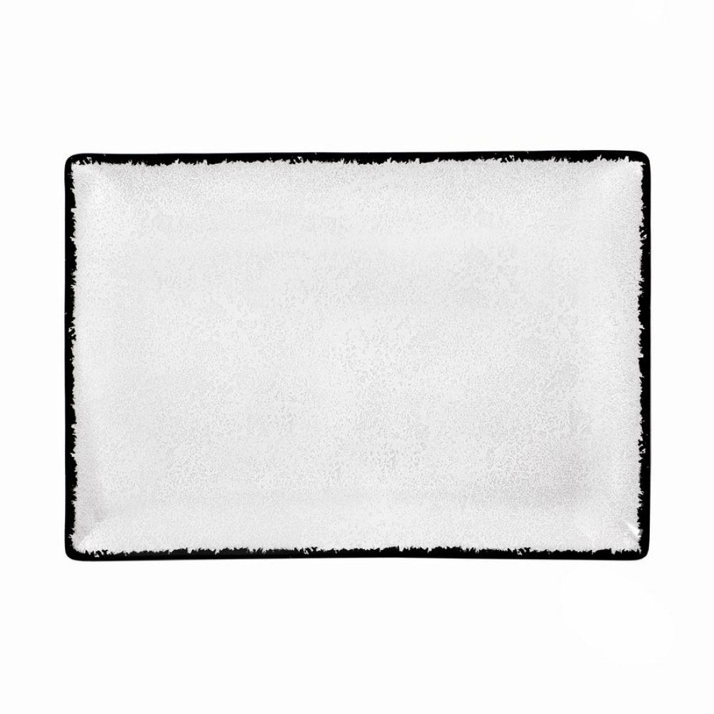 Πιατέλα Σερβιρίσματος Ορθογώνια (31x21) Oriana Ferelli Moon Shade White 18274-63