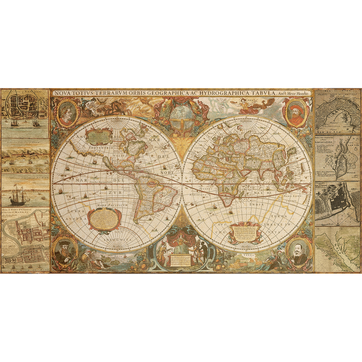 Mouse Pad (78X40) Ango Ancient Map Mypad 84111 Οργάνωση & Αποθήκευση Γραφείου Spitishop