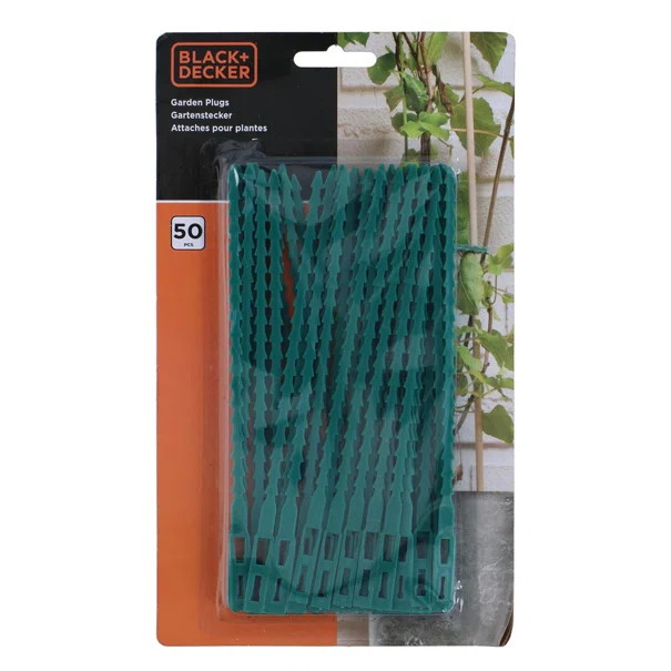 Κλιπς Φυτών Ρυθμιζόμενα 50τμχ Black+Decker 871125223692