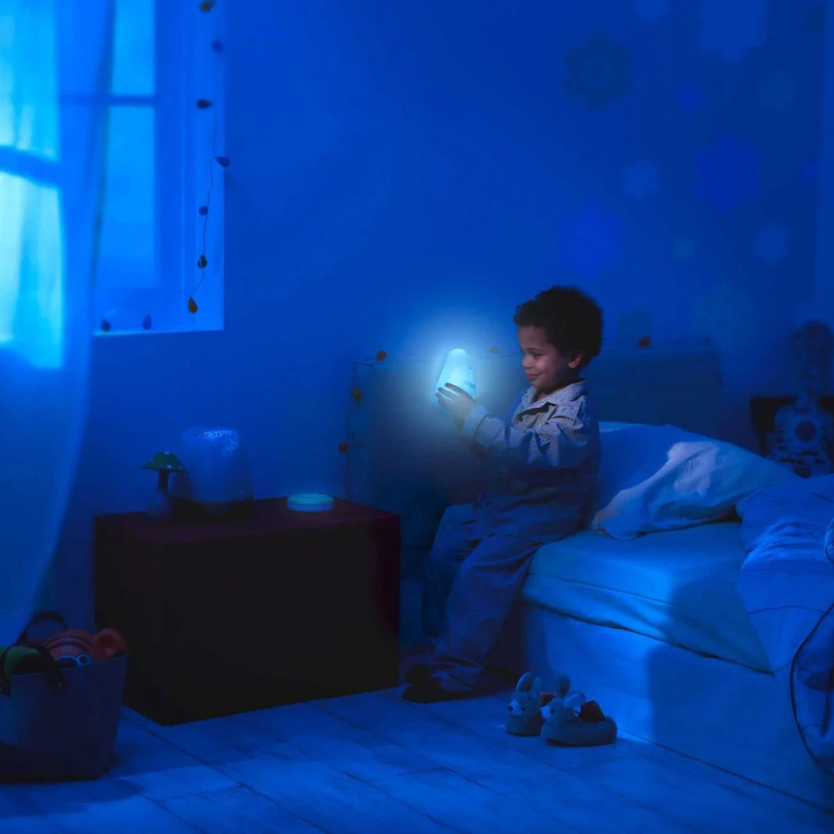 Παιδικό Φωτάκι Νυκτός Led Pabobo Lumilove Blue Lumi-Bpab Φωτιστικά Παιδικά για Κορίτσια Spitishop