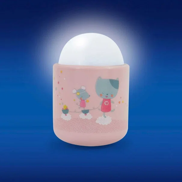 Παιδικό Φωτάκι Νυκτός LED Pabobo Αυτόνομο Pink SL02-Lolabella