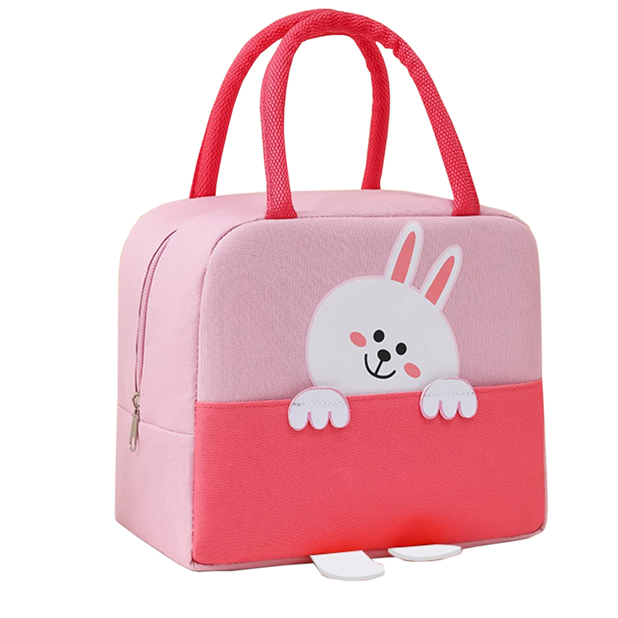 Ισοθερμική Τσάντα Φαγητού 7lt Amber 3009-4 Pink Bunny 3D
