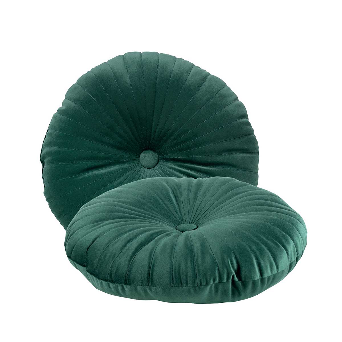 Διακοσμητικό Μαξιλάρι Βελουτέ (Φ38) Das Home Cushions 0267 Green Λευκά Είδη Σαλονιού Μαξιλάρια Διακοσμητικά Στρογγυλά Spitishop