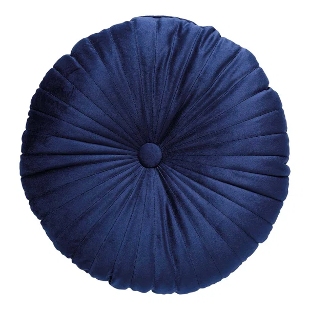 Διακοσμητικό Μαξιλάρι Βελουτέ (Φ38) Das Home Cushions 0269 D.Blue