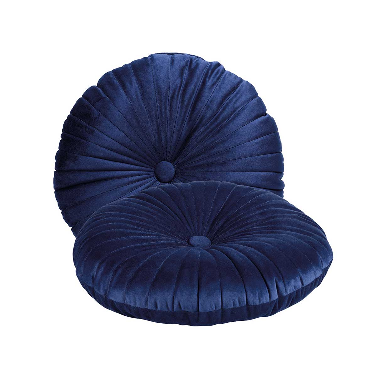 Διακοσμητικό Μαξιλάρι Βελουτέ (Φ38) Das Home Cushions 0269 D.Blue