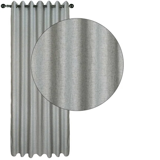 Κουρτίνα (140x270) Με Τρουκς Das Home 2252 Grey