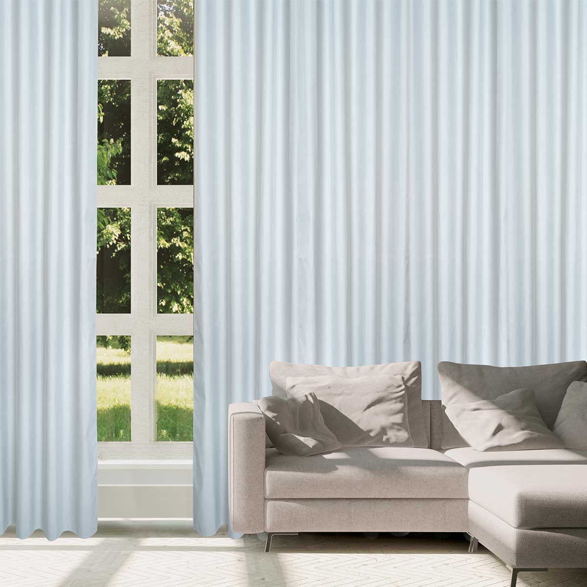 Κουρτίνα Συσκότισης (140x270) Με Τρουκς Das Home 2255 Grey