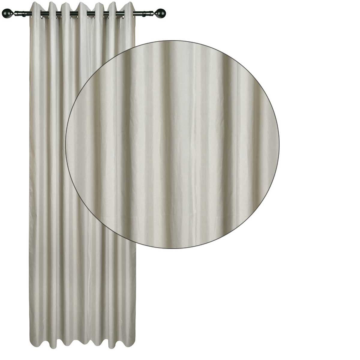 Κουρτίνα Συσκότισης (140X270) με Τρουκς Das Home 2256 D Grey Κουρτίνες Κρεβατοκάμαρας Spitishop