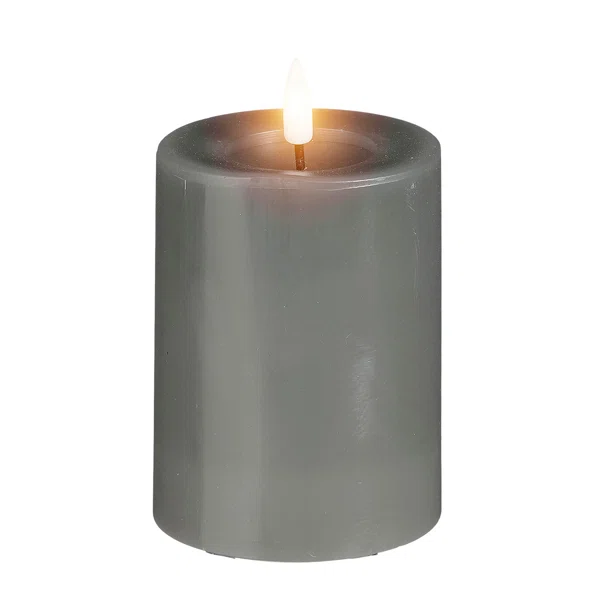 Διακοσμητικό Φωτιστικό Κερί LED (Φ7.5x10) Edelman Mica Grey 1134712