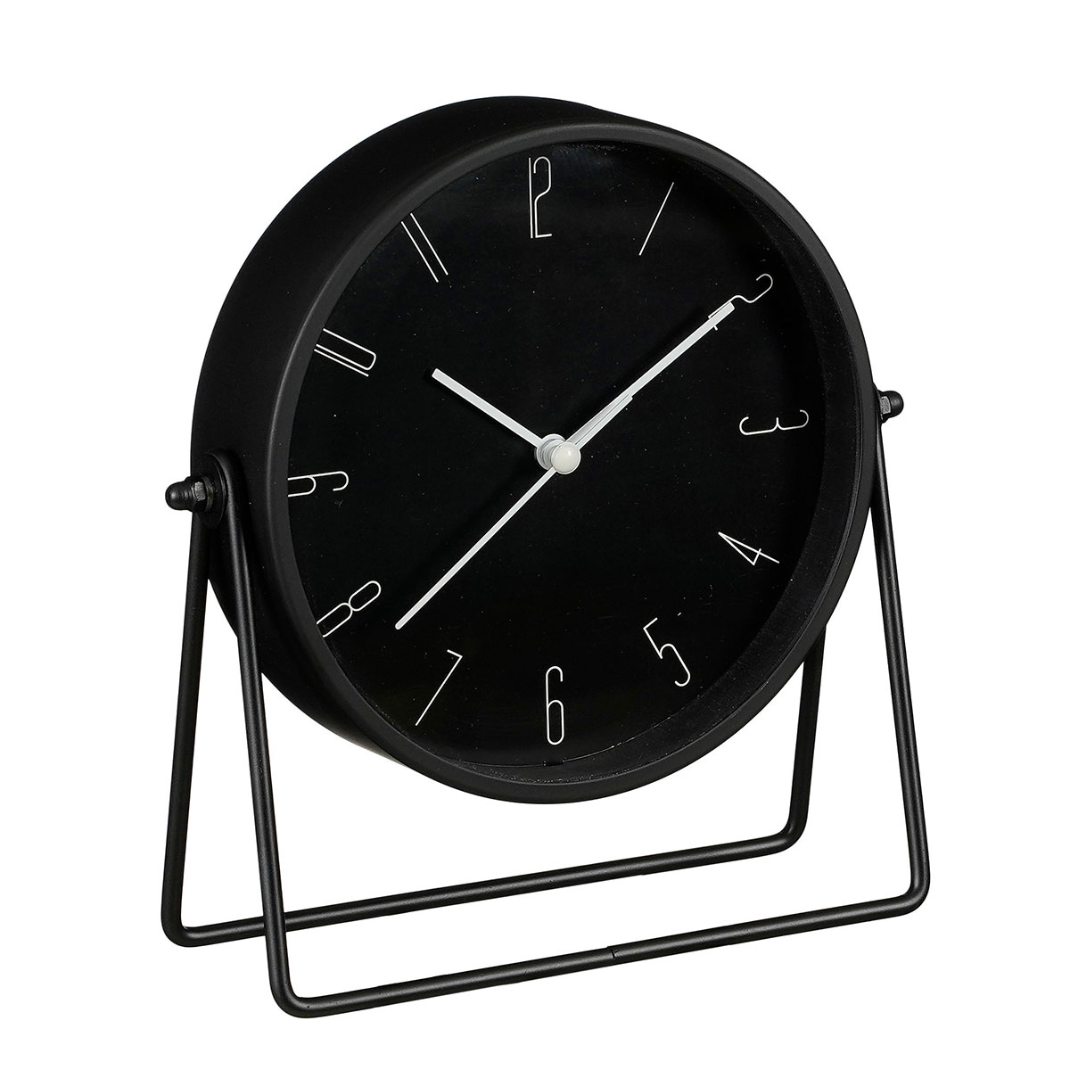 Ρολόι Επιτραπέζιο (18.5x6.5x18.5) Edelman Corky Black 1153415