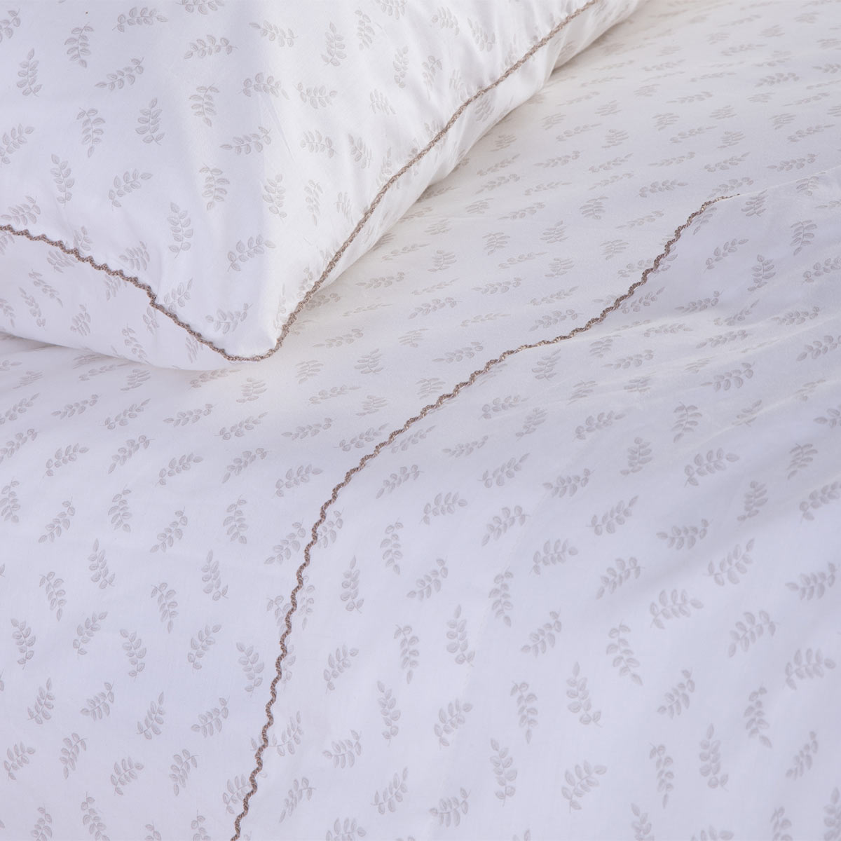 Σεντόνια King Size (Σετ) Nef-Nef Homeware Serenity Amaranda Λευκά Είδη Κρεβατοκάμαρας Σετ Βαμβακερά Spitishop