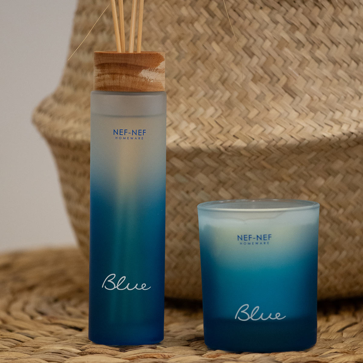 Κερί Αρωματικό 200Gr Nef-Nef Homeware Blue Collection Διακόσμηση Αρωματικά Χώρου - Diffuser Κεριά Spitishop