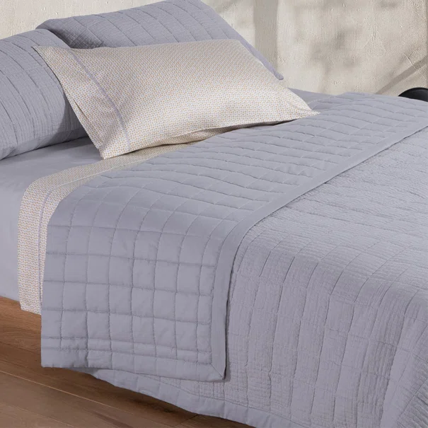 Κουβερλί Υπέρδιπλο (230x240) Nef-Nef Homeware Elements Olympia Grey