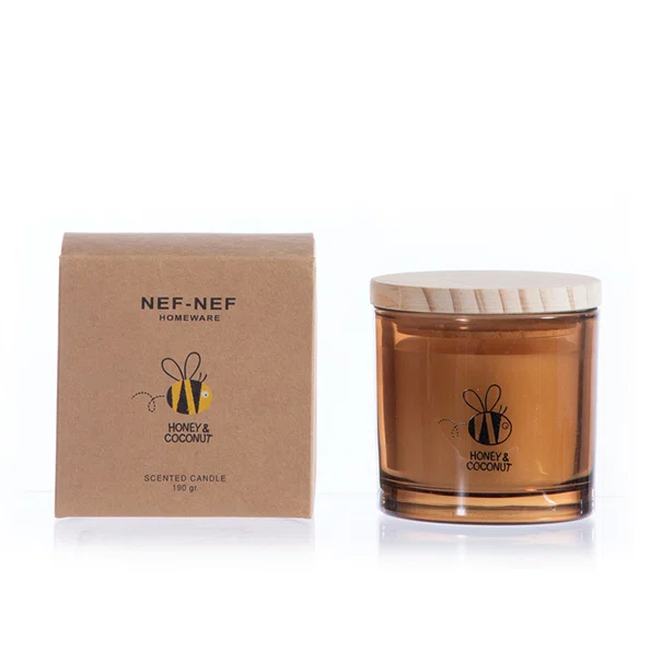 Κερί Αρωματικό 190gr Nef-Nef Homeware Honey Coconut