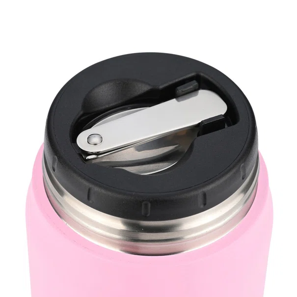 Θερμός Φαγητού 500ml & Κουτάλι Estia Save The Aegean Blossom Rose 01-21665