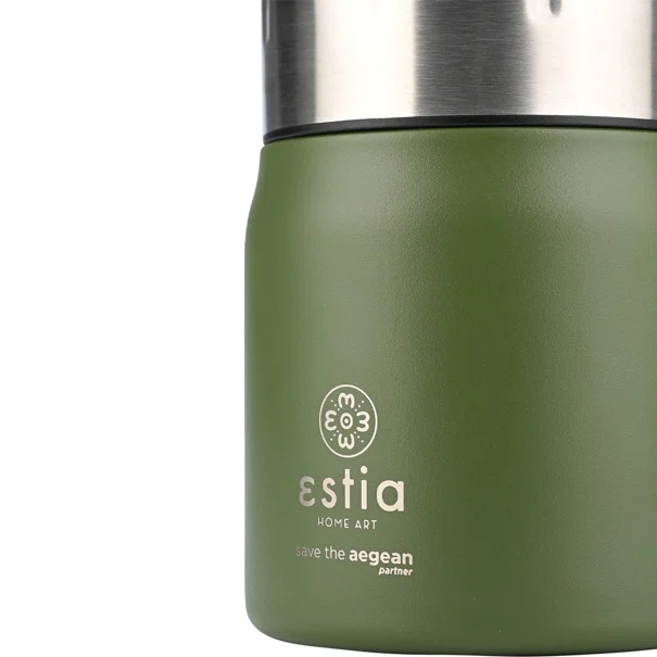 Θερμός Φαγητού 500ml & Κουτάλι Estia Save The Aegean Forest Spirit 01-21672
