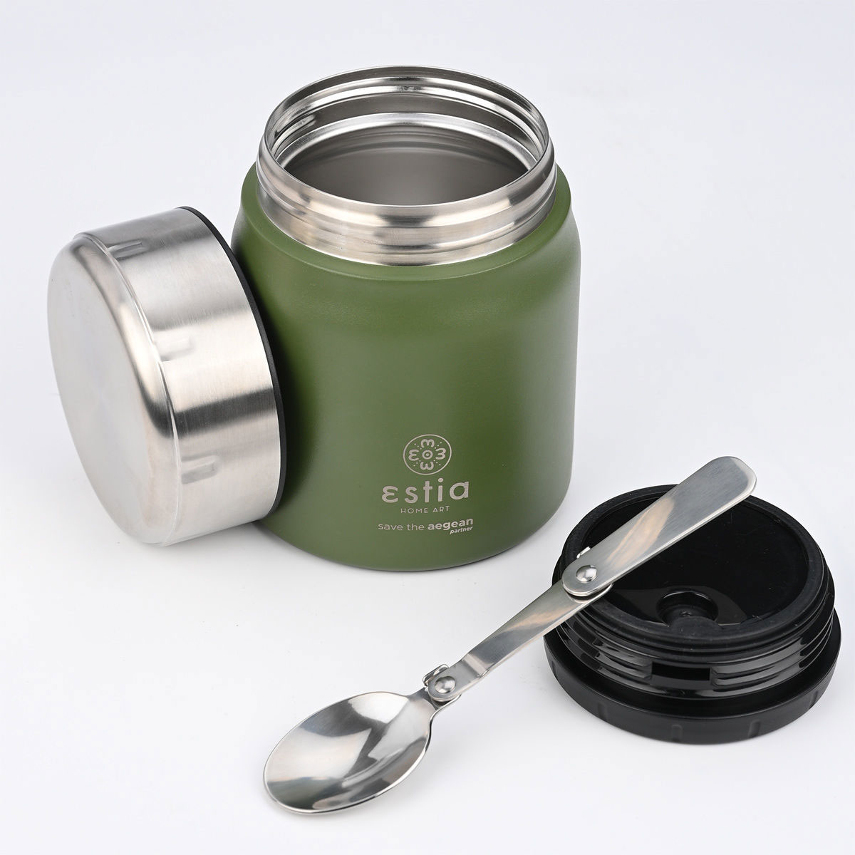 Θερμός Φαγητού 500Ml Κουτάλι Estia Save The Aegean Forest Spirit 01-21672 Παιδικά Είδη & Αξεσουάρ Σερβιρίσματος Spitishop