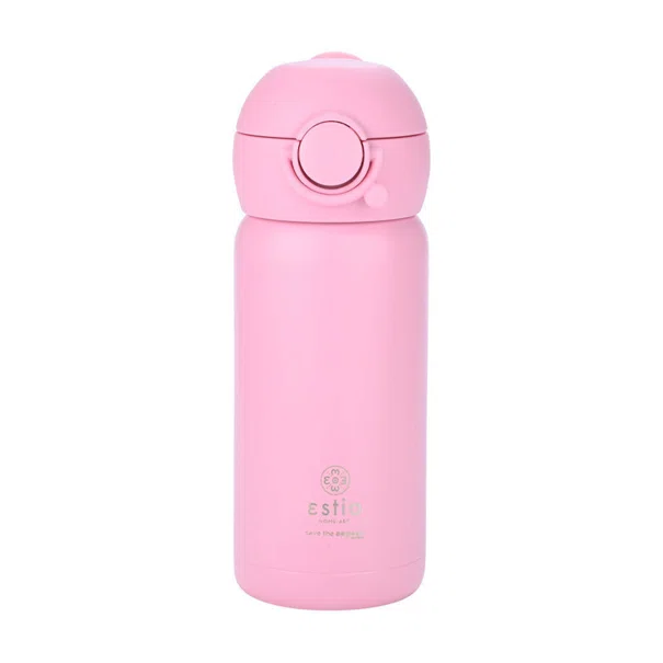 Παγούρι - Θερμός 350ml Με Καλαμάκι Estia Save The Aegean Candy Pink 01-23515