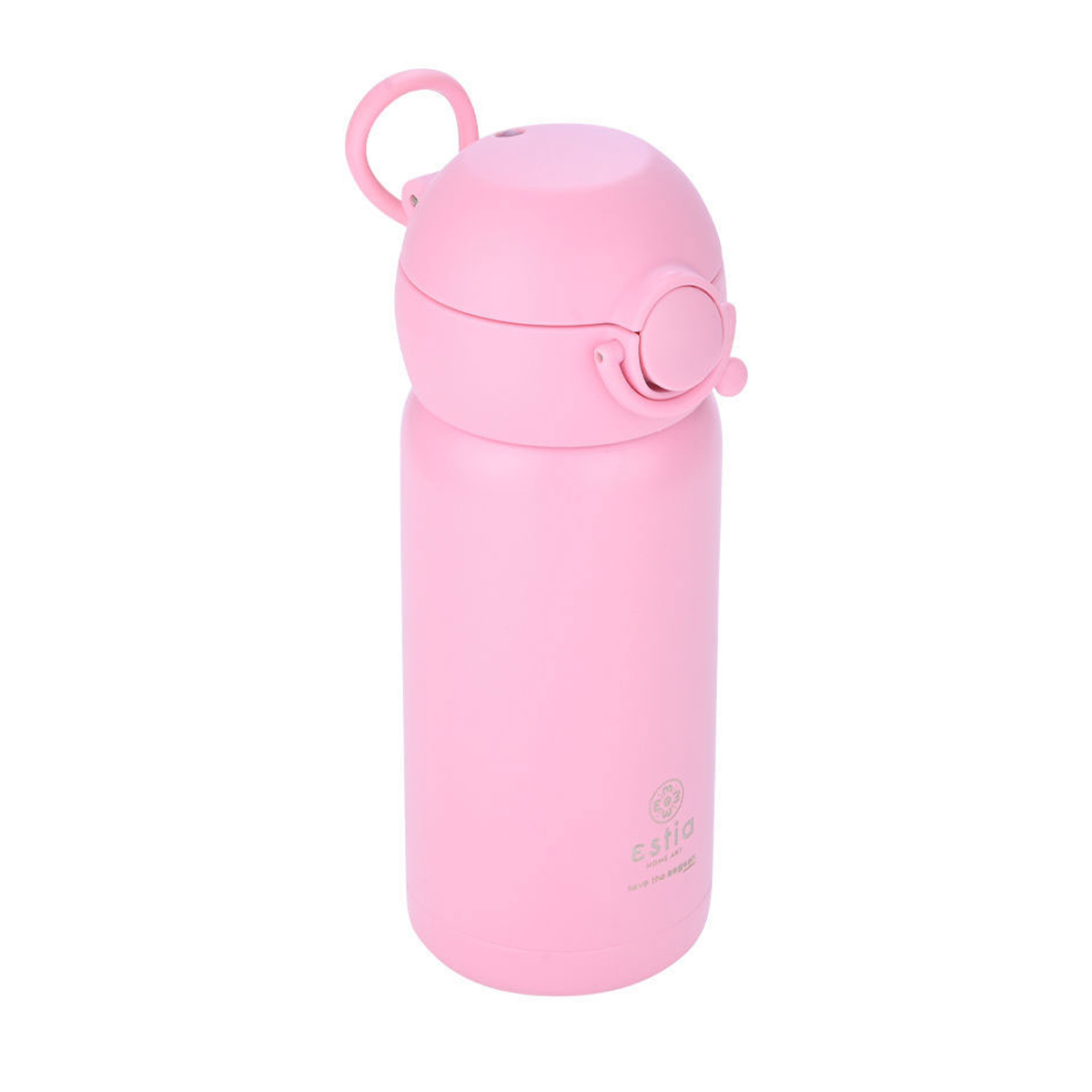 Παγούρι - Θερμός 350ml Με Καλαμάκι Estia Save The Aegean Candy Pink 01-23515